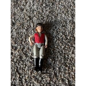 Mattel Loving Family Girl Horse Rider Equestrian Jointed Dollhouse Figure 2001